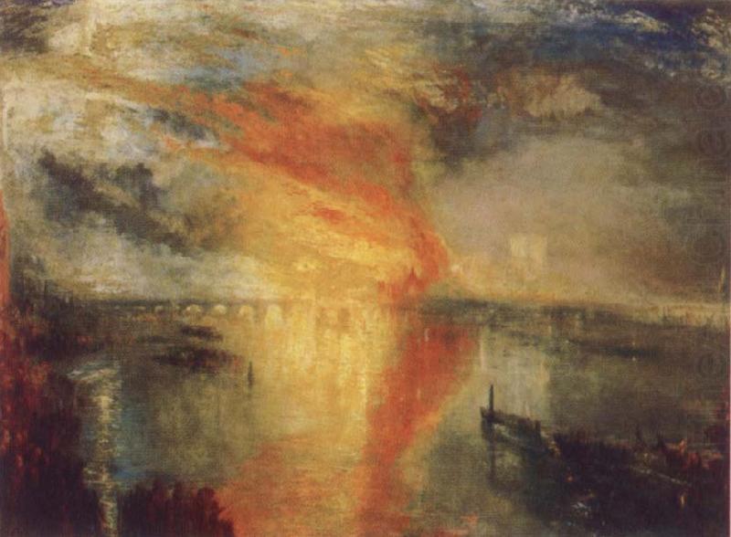 THed Burning of the Houses of Lords and Commons,16 October,1834, Joseph Mallord William Turner